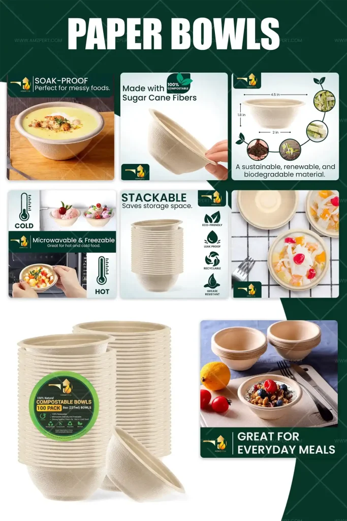 Paper Bowls amzpert amazon ppc